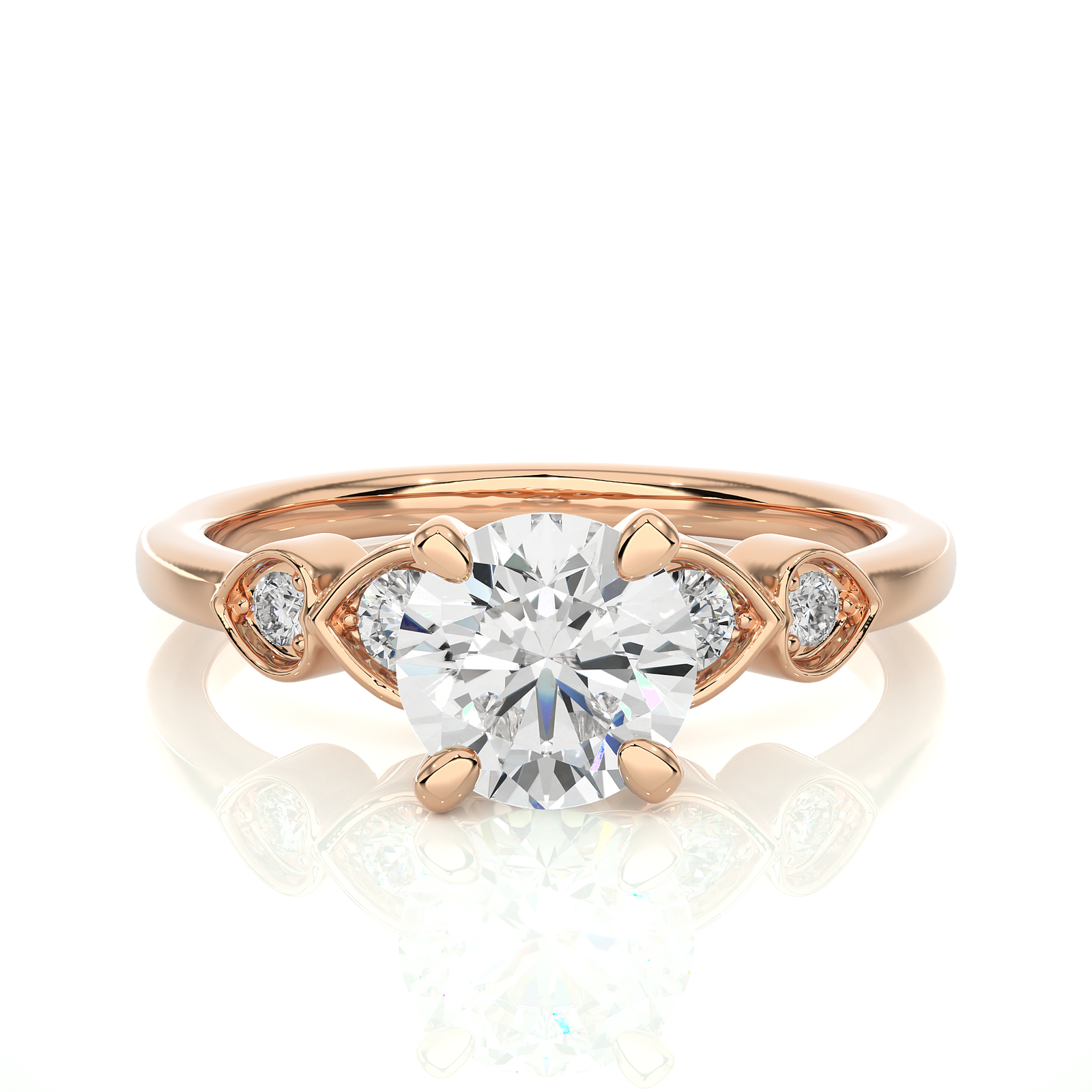 Round Cut Diamond Engagement Ring