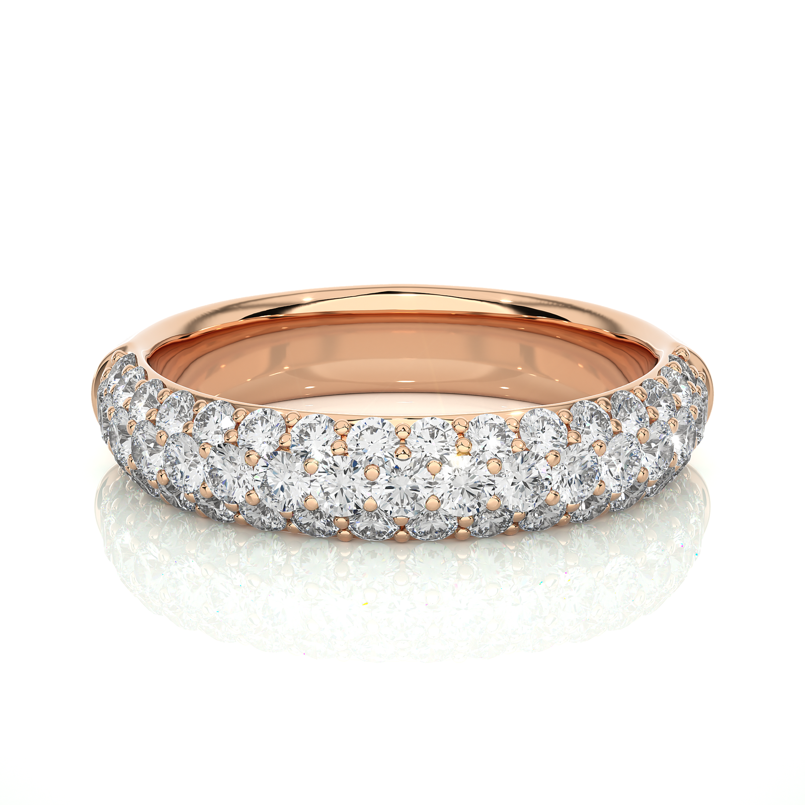 Classic Pave Diamond Eternity Band