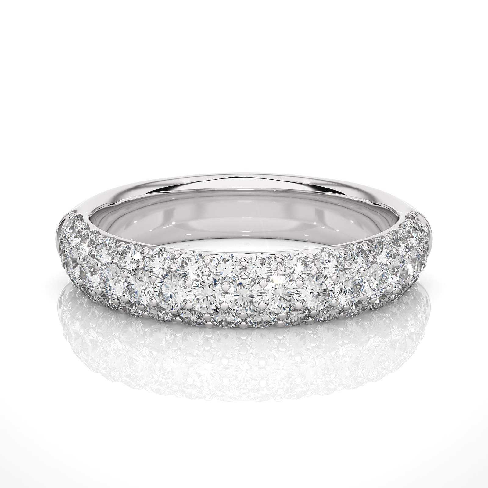Classic Pave Diamond Eternity Band