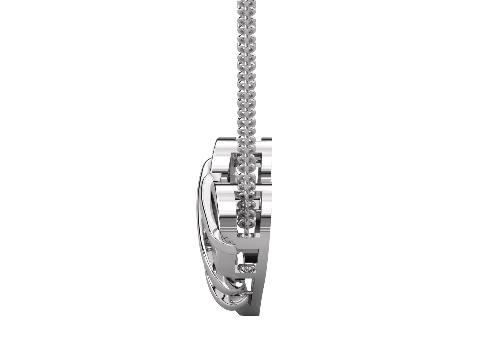 Intertwined Hearts Pendant