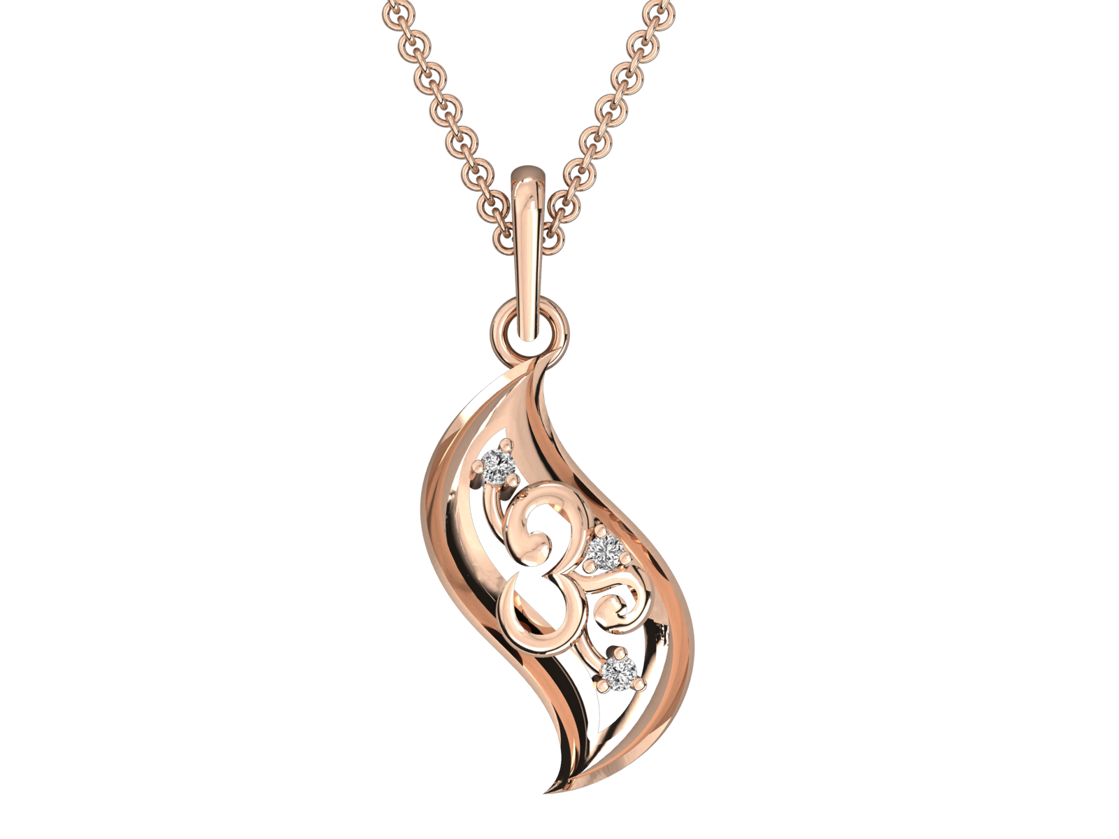Diamond OM Pendant