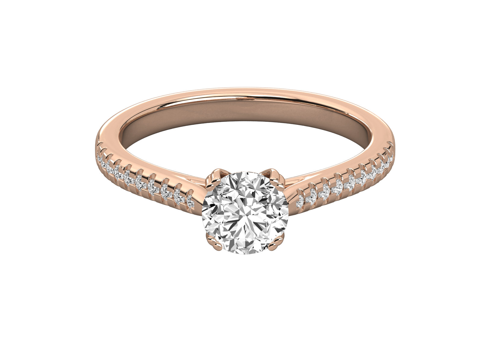 Oval Diamond Engagement Ring 