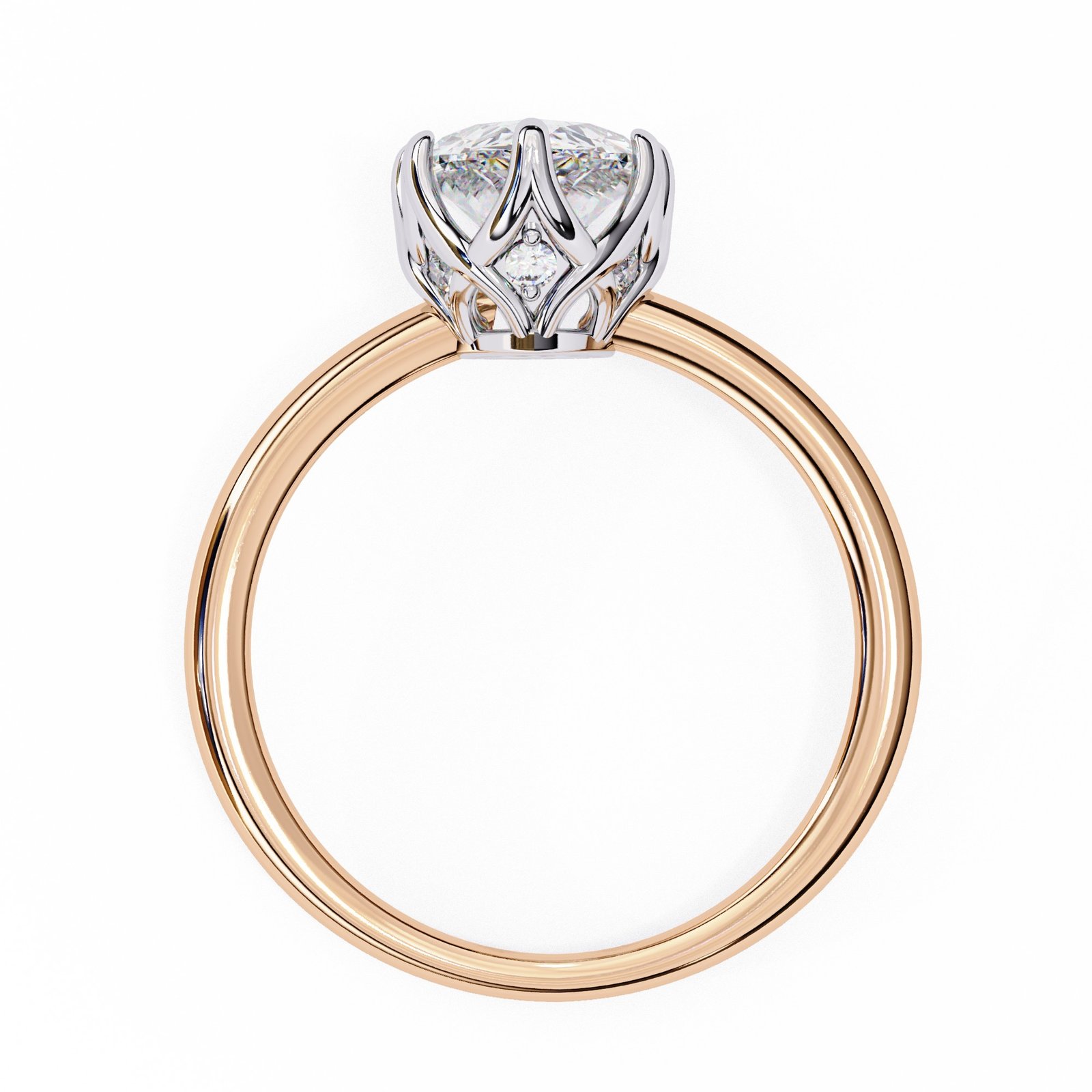 Marquise Solitaire Diamond Ring