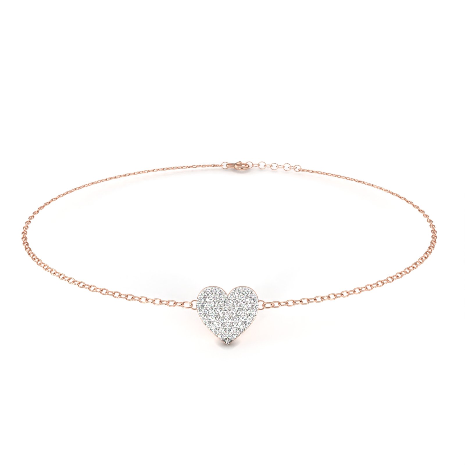 Heart Diamond Bracelet