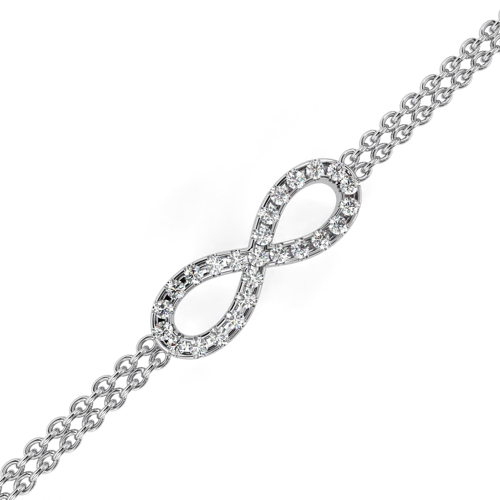Infinity Diamond Bracelet