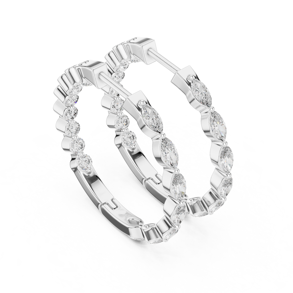 Marquise Eternity Loops