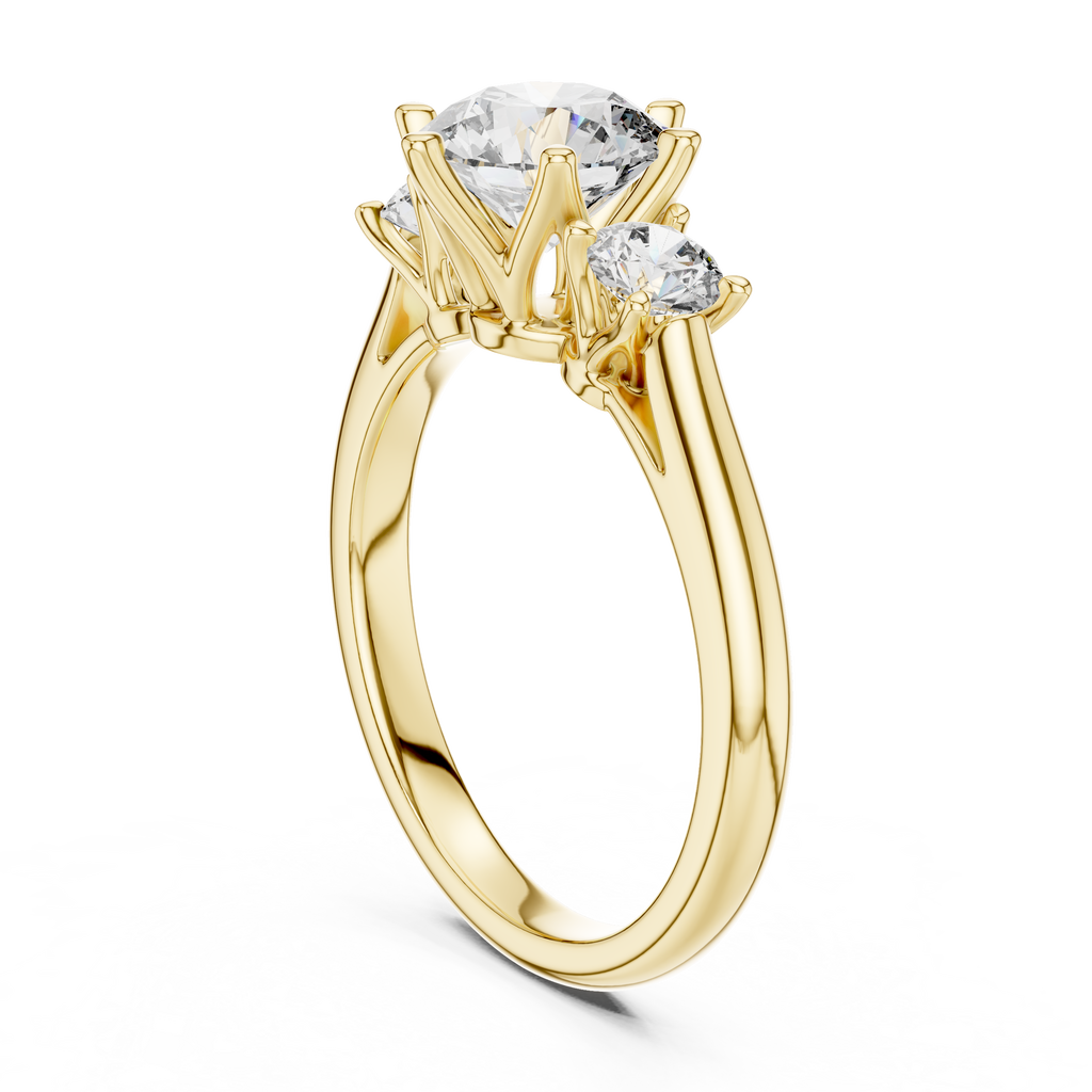 Rose Trilogy Engagement Rings